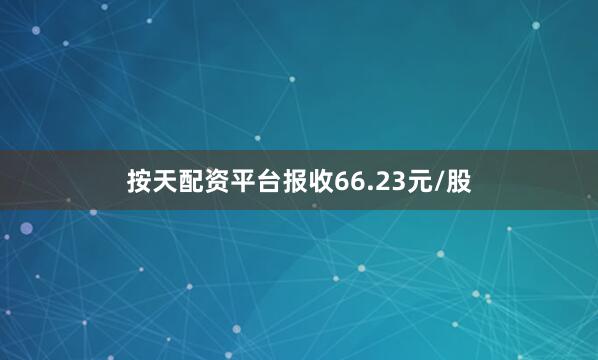 按天配资平台报收66.23元/股